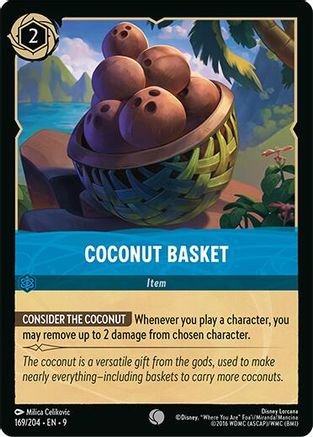 Coconut Basket (169/204) - Fabled - for just $0! 