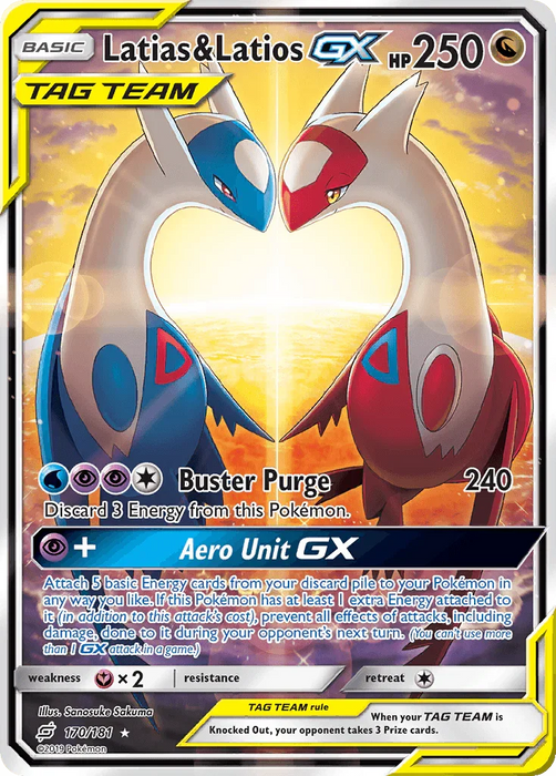 Latias & Latios GX (170/181) [Sun & Moon: Team Up] - for just $1114.30! 