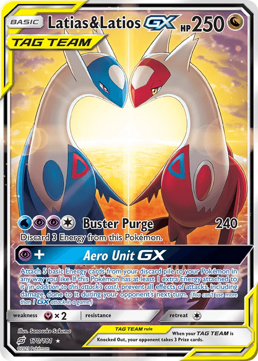 Latias & Latios GX (170/181) [Sun & Moon: Team Up] - for just $1404.10! 