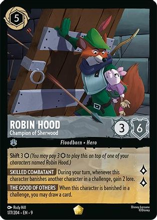 Robin Hood - Champion of Sherwood (177/204) - Fabled Cold Foil - for just $1.08! 