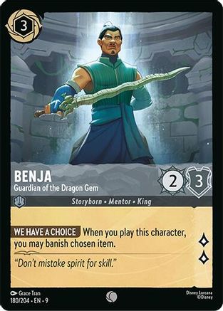 Benja - Guardian of the Dragon Gem (180/204) - Fabled - for just $0.03! 