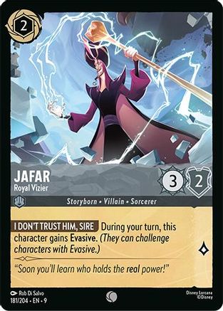 Jafar - Royal Vizier (181/204) - Fabled Cold Foil - for just $0.09! 