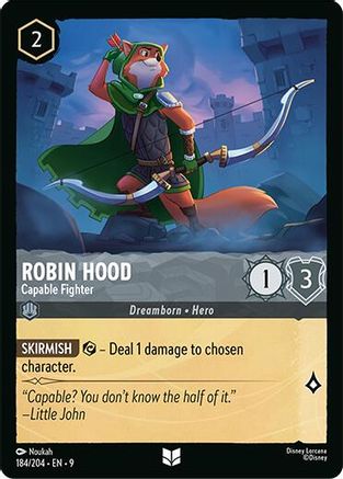 Robin Hood - Capable Fighter (184/204) - Fabled - for just $0.03! 