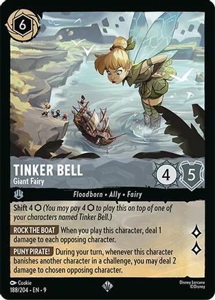 Tinker Bell - Giant Fairy (188/204) - Fabled - for just $0.12! 
