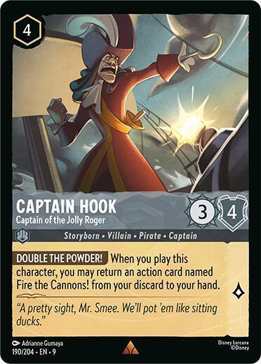 Captain Hook - Captain of the Jolly Roger (190/204) [Fabled] - for just $0.10! 