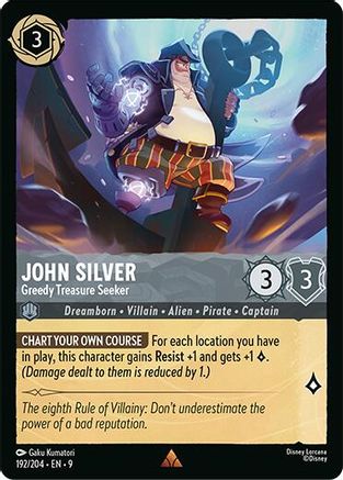 John Silver - Greedy Treasure Seeker (192/204) - Fabled - for just $0.06! 