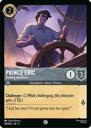 Prince Eric - Dashing and Brave (194/204) - Fabled - for just $0.03! 