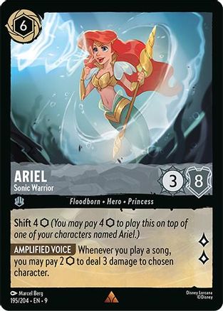 Ariel - Sonic Warrior (195/204) - Fabled Cold Foil - for just $0.25! 