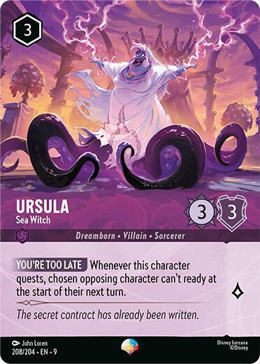 Ursula - Sea Witch (Epic) (208/204) [Fabled] - for just $1.95! 