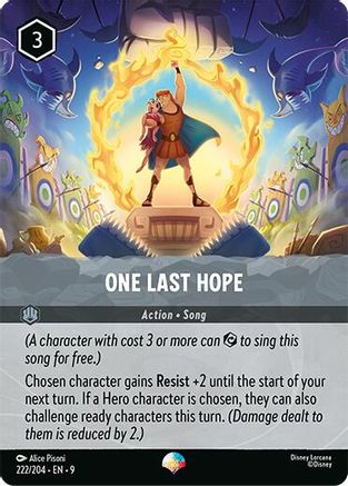 One Last Hope (Epic) (222) - Fabled Holofoil - for just $1.45! 