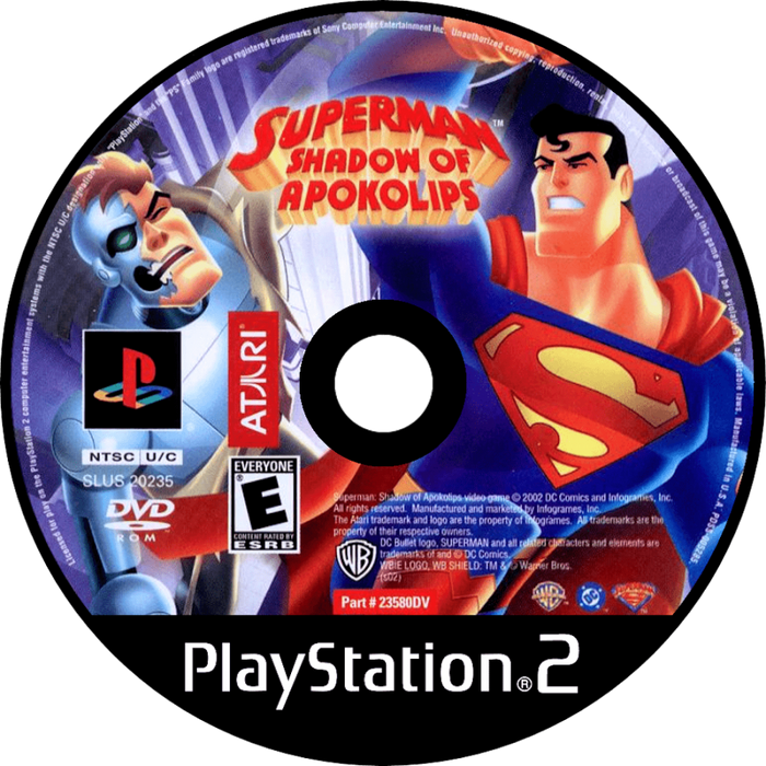 Superman: Shadow of Apokolips – PlayStation 2 (PS2) - for just $0! 