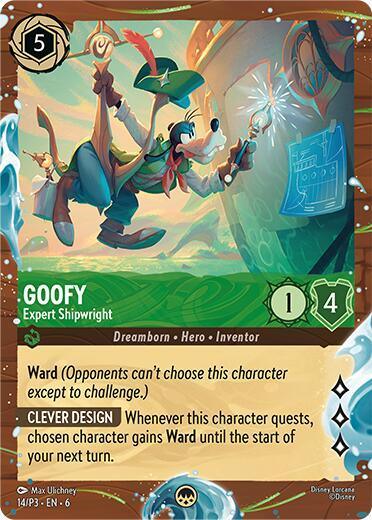 Goofy - Expert Shipwright (Disney Cruise Promo) (14/P3) [Promo Cards] - for just $80.50! 