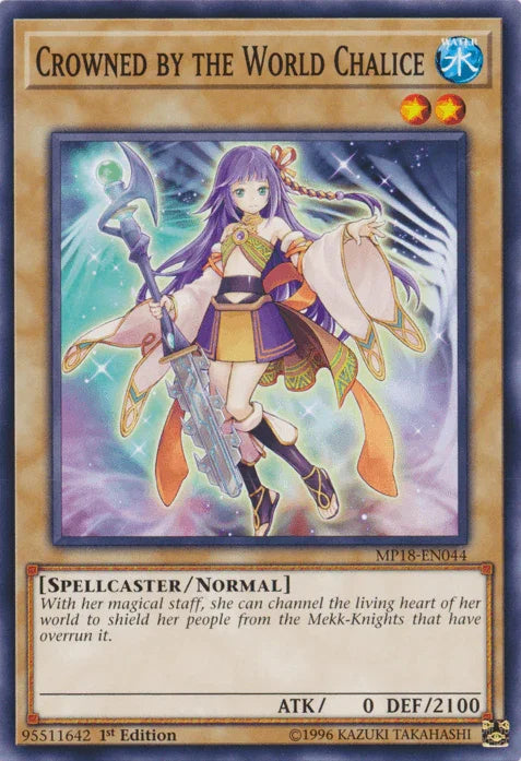 Crowned by the World Chalice [MP18-EN044] Common - for just $0.10! 