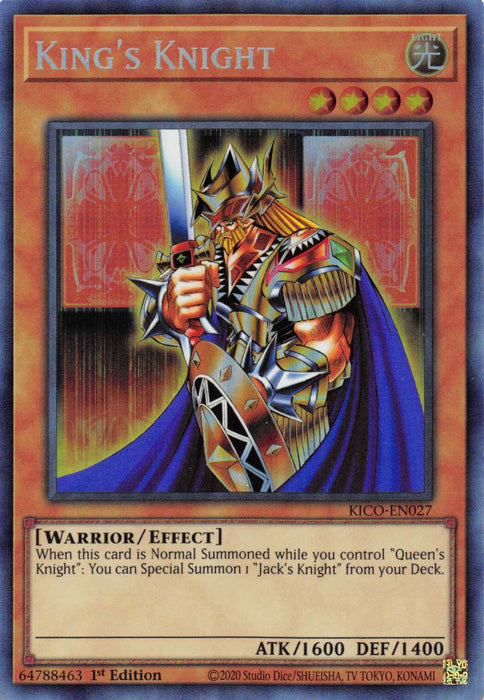 King's Knight (Collector's Rare) [KICO-EN027] Collector's Rare - for just $6.35! 