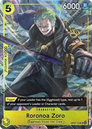 Roronoa Zoro (Illustration Box Vol.3) (OP07-113) - One Piece Promotion Cards Foil - for just $3.73! 