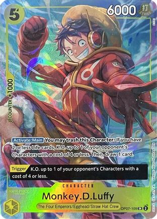 Monkey.D.Luffy (Illustration Box Vol.3) (OP07-109) - One Piece Promotion Cards Foil - for just $2.45! 