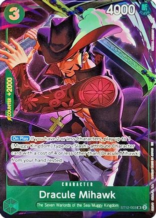Dracule Mihawk (Illustration Box Vol.4) (ST12-003) - One Piece Promotion Cards Foil - for just $2.33! 