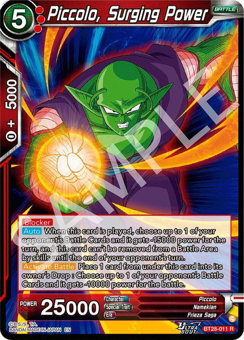 Piccolo, Surging Power (BT28-011) [Prismatic Clash] - for just $0.20! 