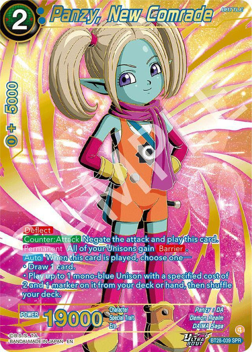Panzy, New Comrade (SPR) (BT28-039) [Prismatic Clash] - for just $4.25! 