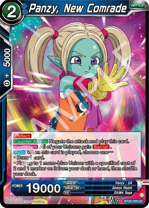 Panzy, New Comrade (BT28-039) [Prismatic Clash] - for just $0.20! 