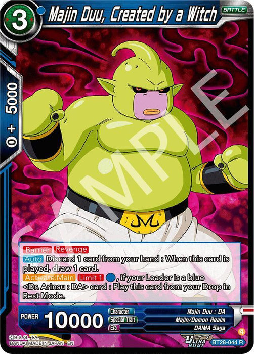 Majin Duu, Created by a Witch (BT28-044) [Prismatic Clash] - for just $0.15! 