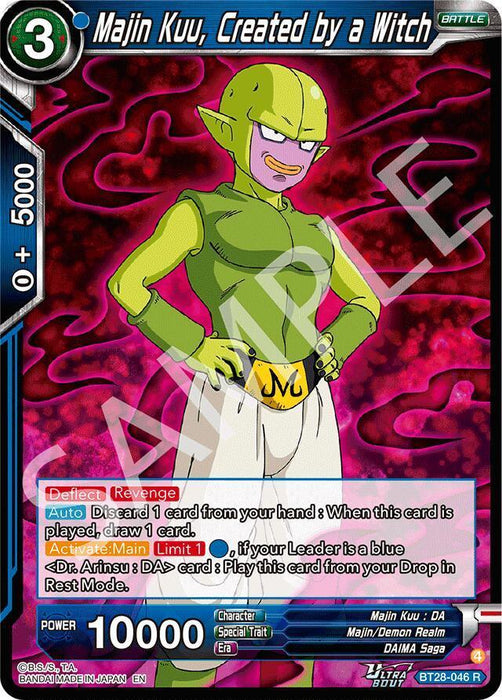 Majin Kuu, Created by a Witch (BT28-046) [Prismatic Clash] - for just $0.15! 