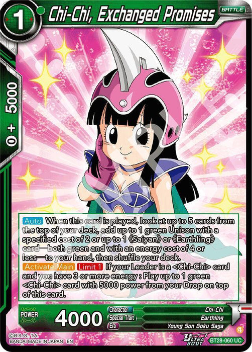 Chi-Chi, Exchanged Promises (BT28-060) [Prismatic Clash] - for just $0.15! 