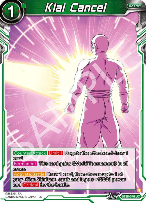 Kiai Cancel (BT28-076) [Prismatic Clash] - for just $0.20! 