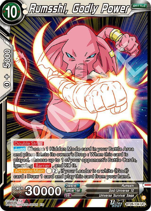 Rumsshi, Godly Power (BT28-134) [Prismatic Clash] - for just $0.20! 