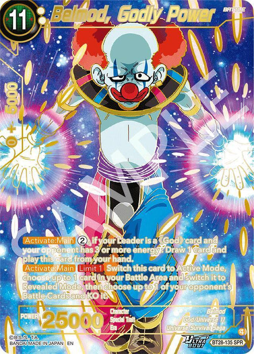Belmod, Godly Power (SPR) (BT28-135) [Prismatic Clash] - for just $3.35! 