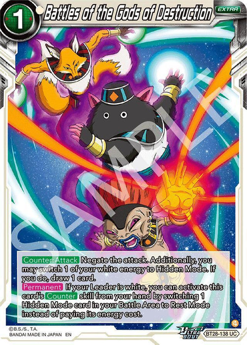 Battles of the Gods of Destruction (BT28-138) [Prismatic Clash] - for just $0.20! 