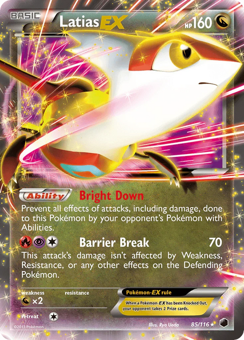 Latias EX (85/116) [Black & White: Plasma Freeze] - for just $17.30! 