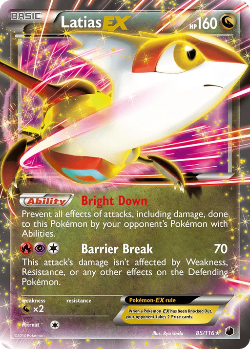 Latias EX (85/116) [Black & White: Plasma Freeze] - for just $21! 