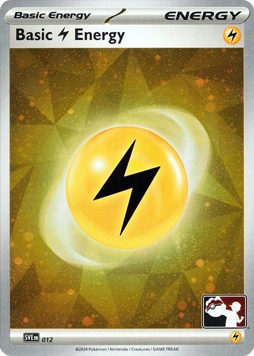 Basic Lightning Energy (012) (Cosmos Holo) [Prize Pack Series Seven] - for just $0.25! 