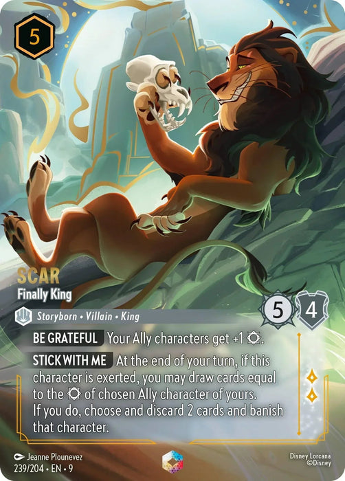 Scar - Finally King (Enchanted) (239/204) [Fabled] - for just $78.75! 