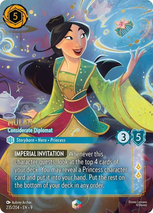 Mulan - Considerate Diplomat (Enchanted) (235/204) [Fabled] - for just $56! 
