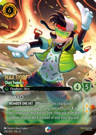 Max Goof - Chart Topper (Enchanted) (230/204) - Fabled Holofoil - for just $41.52! 
