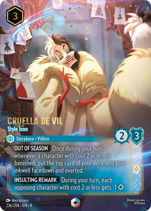 Cruella De Vil - Style Icon (Enchanted) (236/204) [Fabled] - for just $64.25! 