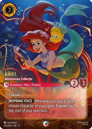 Ariel - Adventurous Collector (Enchanted) (232/204) - Fabled Holofoil - for just $135.64! 