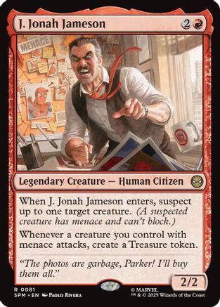 J. Jonah Jameson (SPM-081) - Marvel's Spider-Man Foil - for just $0.11! 