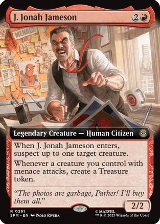 J. Jonah Jameson (Extended Art) (SPM-261) - Marvel's Spider-Man Foil - for just $0.14! 