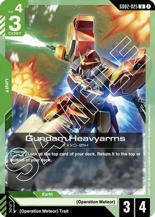 Gundam Heavyarms (GD02-025) - Dual Impact - for just $0.05! 