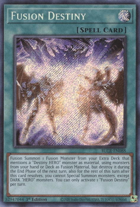 Fusion Destiny [BLCR-EN088] Secret Rare - for just $0.55! 