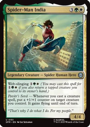 Spider-Man India (SPM-151) - Marvel's Spider-Man - for just $0.07! 