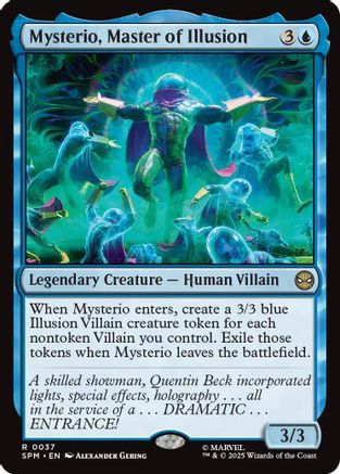 Mysterio, Master of Illusion (SPM-037) - Marvel's Spider-Man Foil - for just $0.09! 