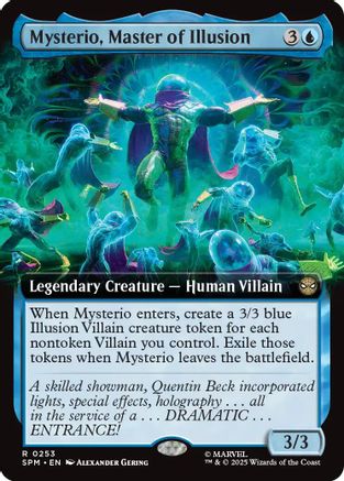 Mysterio, Master of Illusion (Extended Card) (SPM-253) - Marvel's Spider-Man Foil - for just $0.14! 