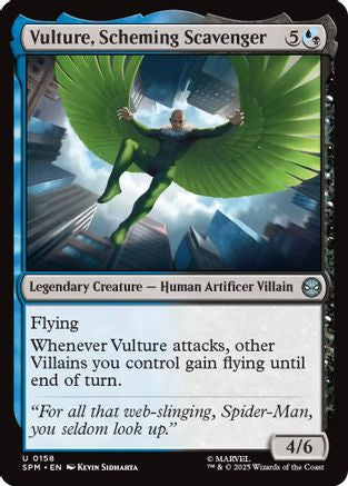 Vulture, Scheming Scavenger (SPM-158) - Marvel's Spider-Man Foil - for just $0.04! 