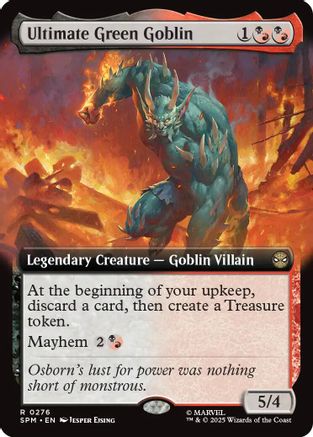 Ultimate Green Goblin (Extended Art) (SPM-276) - Marvel's Spider-Man Foil - for just $0.17! 