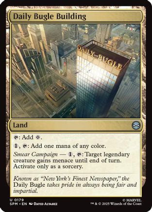 Daily Bugle Building (SPM-179) - Marvel's Spider-Man Foil - for just $0.10! 