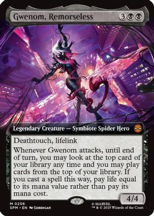 Gwenom, Remorseless (Extended Art) (SPM-256) - Marvel's Spider-Man Foil - for just $3.53! 